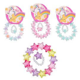 Ylvi Sternchenarmband und Ring im Set