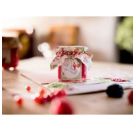 Marmeladen-Deko-Set - Cottage Garden - mit Deckchen, Etiketten   Garn