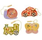 Magnetisches Kugel-Labyrinth - Schnecke, Schmetterling, Auto, Lok