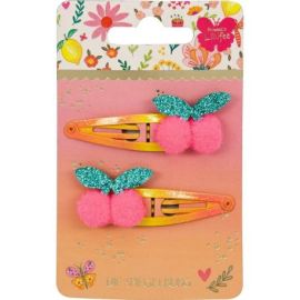 Haarclips - Kirsche