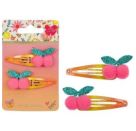 Haarclips - Kirsche