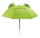 Puppen-Regenschirm ''Froschi Carlo'' im niedlichen Frosch-Design mit ''Öhrchen'', 32x16 cm