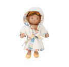 Puppen-Bademantel ''Ahoi'' extra weiches Material, mini, Gr. 20-25 cm