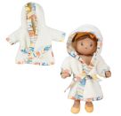 Puppen-Bademantel ''Ahoi'' extra weiches Material, mini, Gr. 20-25 cm