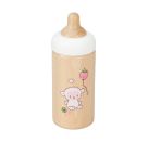 Puppen-Flasche aus Holz mit Schäfchen