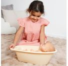 Puppen-Badewanne, beige, 41x23x13 cm