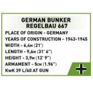 COBI German Bunker Regelbau 667