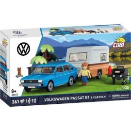 COBI Volkswagen Passat B1 Blau   Caravan - Maßstab 1:35