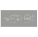 COBI Volkswagen Passat B1 Polizei - Maßstab 1:35