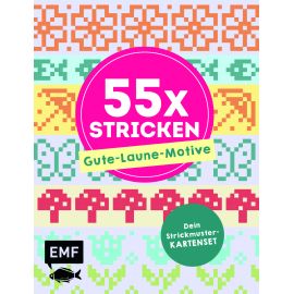 55x Stricken Karten Gute Laun