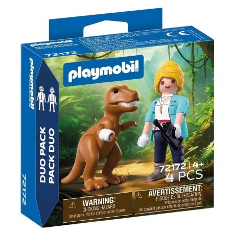 DuoPack T-Rex mit Forscherin
