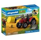 Großer Traktor mit Heuballen