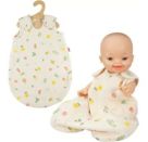 Musselin Puppen-Schlafsack Freche Früchtchen, 100 % Bio-Baumwolle, Gr. 35-45 cm