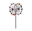 Metal Wind Spinner: Copper Leaf Duett