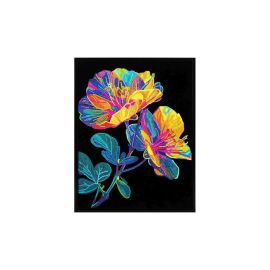 Diamond Painting Neon Blumen