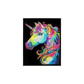 Diamond Painting Neon Einhorn