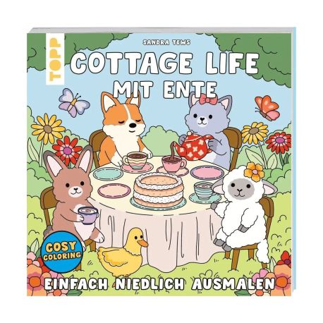 Cosy Coloring - Cottage Life mit Ente