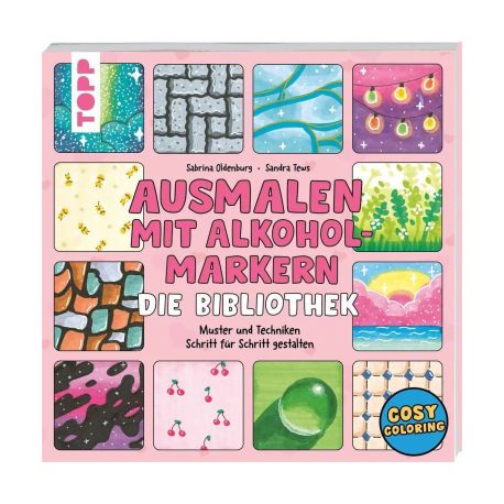 Ausmalen mit Alkoholmarkern - die Bibliothek