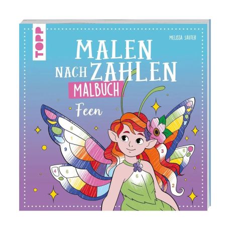 Malen nach Zahlen Malbuch Feen
