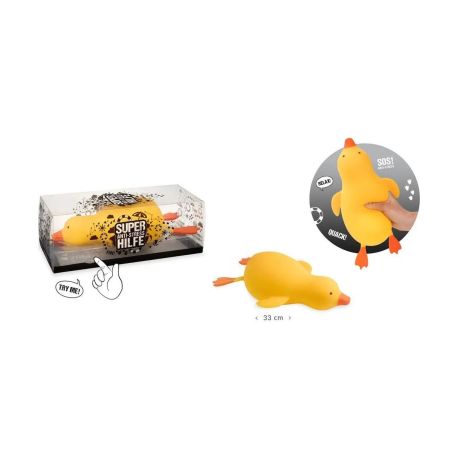 XXL Anti-Stress Sofort-Hilfe Drück den Stress einfach weg! Diese lustige Anti-Stress Ente im XXL-Format nimmt dir scho
