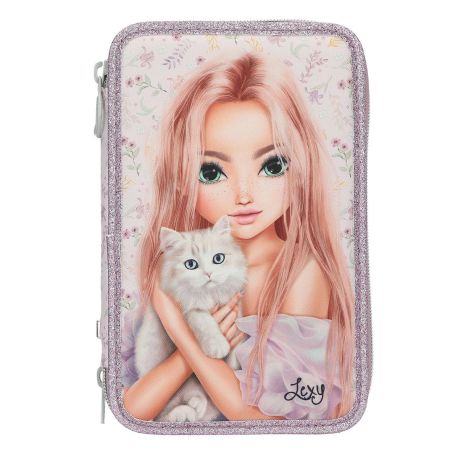 TOPModel 3-fa Federtasche Blo
