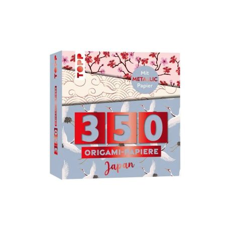 350 Origami-Block Japanische Motive