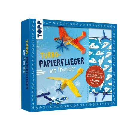 Kreativ-Set Turbo-Papierflieger mit Propeller