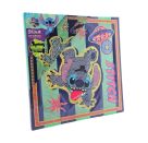 Stitch - Diamantenbild Glow in the Dark mit Rahmen XL