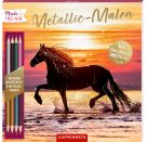 Metallic-Malen - Bicolor-Buntstifte: 8 Metallic-Farben