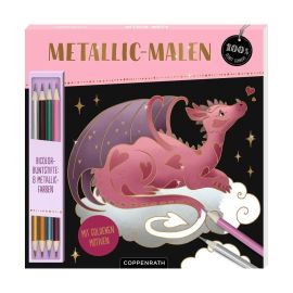 Metallic-Malen Fantasy - Bicolor-Buntstifte: 8 Metallic-Farben