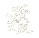 Metallic-Malen Fantasy - Bicolor-Buntstifte: 8 Metallic-Farben