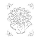 Metallic-Malen Garden Glory - Bicolor-Buntstifte: 8 Metallic-Farben