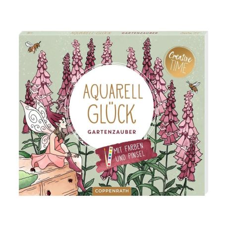 Aquarell-Glück Gartenzauber - Mit Farben und Pinsel