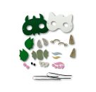 Mein kleines Bastelset: Filz-Masken - Einhorn / Drache