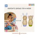 Holz-Schraubklötze - Hase, Hund, Katze, Schwein