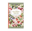 Marmeladen-Deko-Set - Cottage Garden - mit Deckchen, Etiketten   Garn