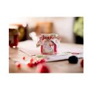 Marmeladen-Deko-Set - Cottage Garden - mit Deckchen, Etiketten   Garn