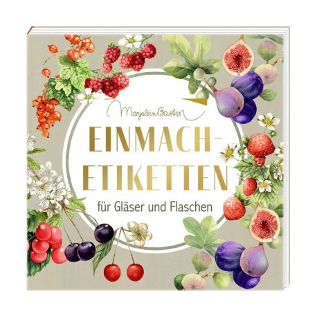 Etikettenbüchlein – Cottage Garden - Marjolein Bastin - Einmach-Etiketten für Gläser und Flaschen