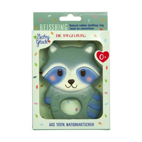 Beißring aus Naturkautschuk - Waschbär