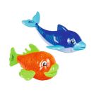 Leuchtende Wassertiere - Delfin / Fisch