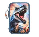 Dino World 3 Fach Federtasche