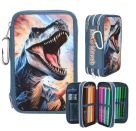 Dino World 3 Fach Federtasche