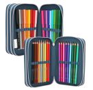 Dino World 3 Fach Federtasche