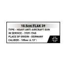 COBI WWII 10,5 CM FLAK 39 - Maßstab 1:35