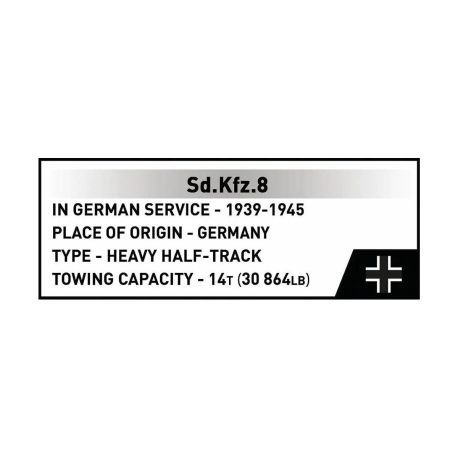 COBI Sd.Kfz.8 Towing 8.8 cm Flak 36