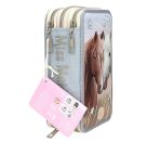 Miss Melody 3 Fach Federtasche LED