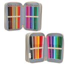 Miss Melody 3 Fach Federtasche LED