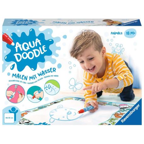 Ravensburger 4565 Aquadoodle Animals - Erstes Malen für Kinder ab 18 Monate - Malset für fleckenfreien Malspaß mit Was