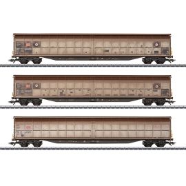 Märklin 48067 - H0 Schiebewandwagen-Set Habbins 354