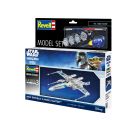 Model Set New Republic X-Wing Fighter, Revell Modellbausatz Star Wars mit Basiszubehör